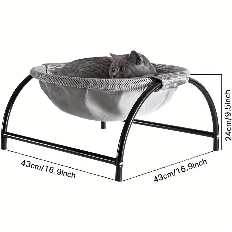 Breathable Pet Hammock Bed - Elevated Cat & Dog Sleeping Sofa - Wezoop