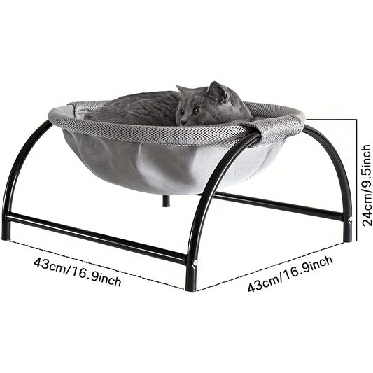 Breathable Pet Hammock Bed - Elevated Cat & Dog Sleeping Sofa - Wezoop